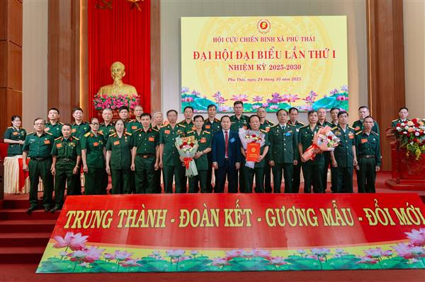 Đại hội đại biểu Hội Cựu chiến binh xã Phú Thái lần thứ I, nhiệm kỳ 2025-2030