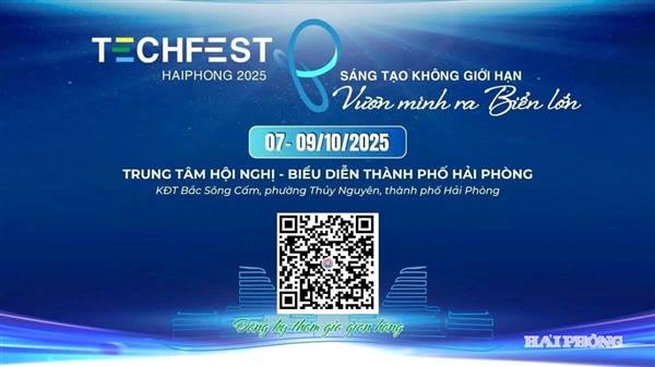 Techfest HaiPhong 2025 là sự kiện thường niên lớn nhất về đổi mới sáng tạo và khởi nghiệp sáng tạo của thành phố Hải Phòng, do Sở Khoa học và Công nghệ Hải Phòng tổ chức
