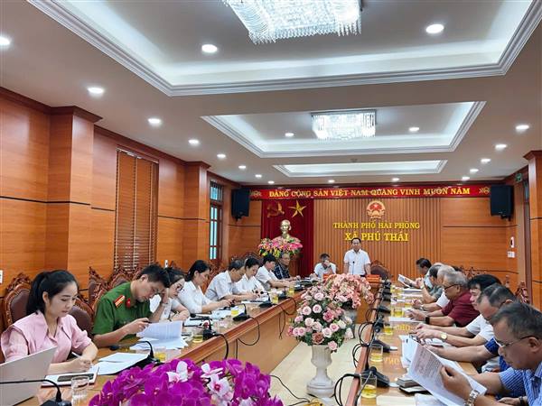 Hội nghị xin ý kiến góp ý của Nguyên Lãnh đạo vào dự thảo văn kiện Đại hội đại biểu Đảng bộ xã Phú Thái lần thứ I, nhiệm kỳ 2025 - 2030