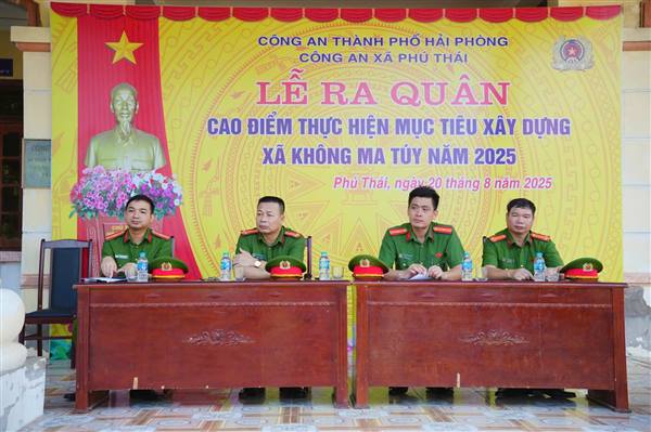 Phú Thái ra quân cao điểm thực hiện mục tiêu "Xã không MA TÚY" năm 2025