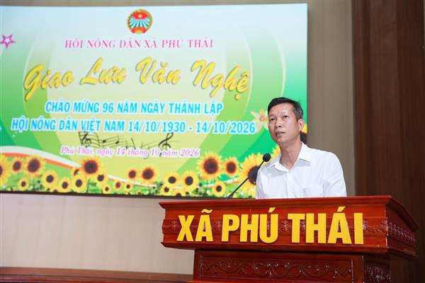 Hội Nông dân xã Phú Thái tổ chức chương trình giao lưu văn nghệ chào mừng kỷ niệm 96 năm Ngày thành lập Hội Nông dân Việt Nam (14/10/1930 - 14/10/2026).