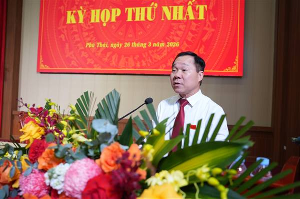Kỳ họp thứ Nhất, HĐND xã Phú Thái khóa II, nhiệm kỳ 2026 - 2031 thành công tốt đẹp.