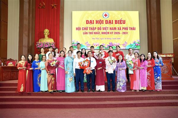Đại hội đại biểu Hội Chữ thập đỏ xã Phú Thái lần thứ nhất, nhiệm kỳ 2026–2031