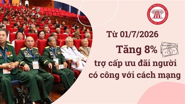 Theo đề xuất của Bộ Nội vụ, mức chuẩn trợ cấp người có công dự kiến tăng lên hơn 3 triệu đồng/tháng từ 1/7/2026.