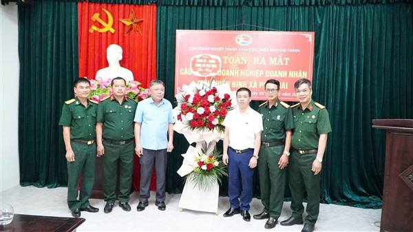 Hội CCB xã Phú Thái ra mắt câu lạc bộ doanh nghiệp doanh nhân cựu chiến binh
