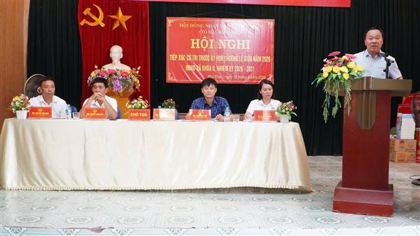 HĐND xã Phú Thái tiếp xúc cử tri trước kỳ họp thường lệ giữa năm 2026