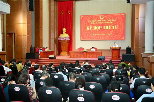 Kỳ họp thứ 4 HĐND xã Phú Thái khóa II, nhiệm kỳ 2026 - 2031 thành công tốt đẹp