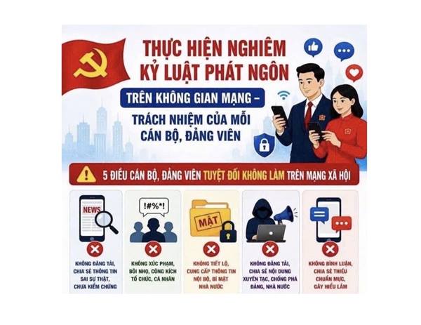 Mỗi hành động đúng trên không gian mạng là góp phần bảo vệ nền tảng tư tưởng của Đảng, giữ gìn uy tín của tổ chức, xây dựng Đảng trong sạch, vững mạnh và xây dựng môi trường mạng văn minh, an toàn.