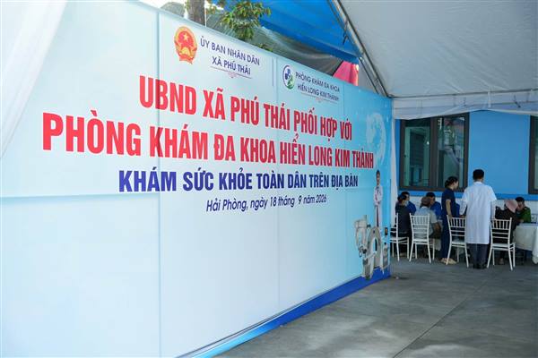 Thực hiện kế hoạch tổ chức khám sức khỏe định kỳ, khám sàng lọc miễn phí cho người dân năm 2026, xã Phú Thái đang tích cực triển khai chương trình khám sức khỏe trên địa bàn, hướng tới mục tiêu chăm sóc, bảo vệ và nâng cao sức khỏe nhân dân.