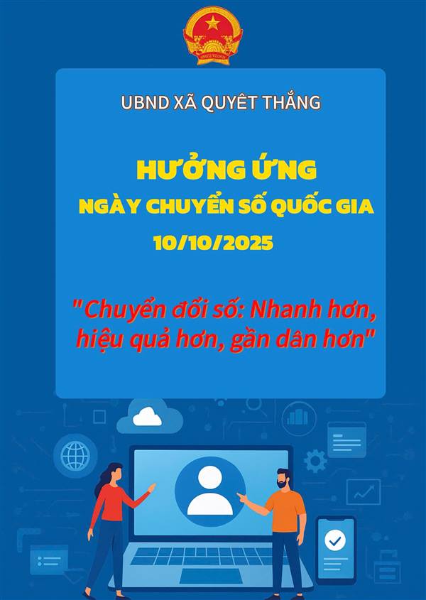 Hưởng ứng ngày Chuyển đổi số quốc gia (10/10/2025)