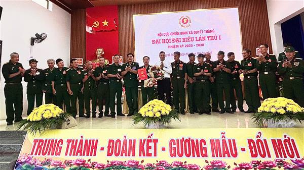 Hội Cựu chiến binh xã Quyết Thắng long trọng tổ chức Đại hội đại biểu lần thứ I, nhiệm kỳ 2025–2030.