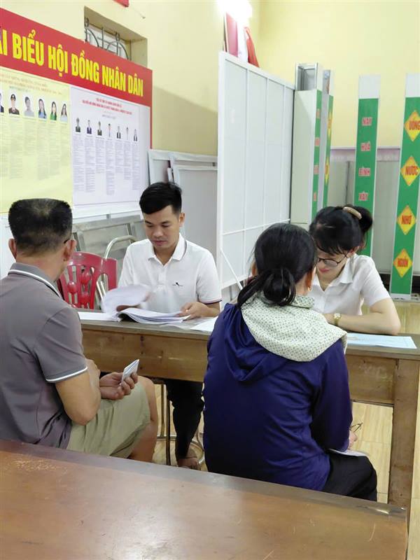 UBND xã Quyết Thắng triển khai mô hình “Trung tâm Phục vụ hành chính công lưu động”