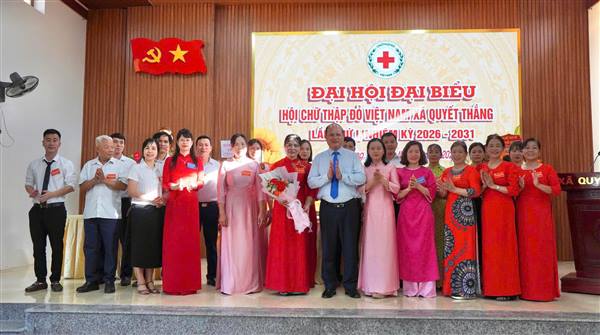 Hội Chữ thập đỏ xã Quyết Thắng tổ chức Đại hội đại biểu lần thứ I, nhiệm kỳ 2026 – 2031