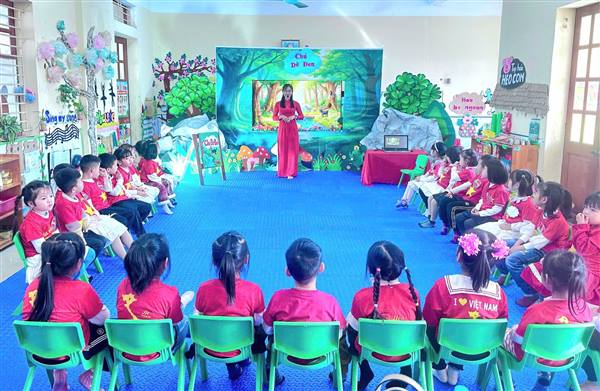 Tân An tổ chức khai mạc Hội thi giáo viên dạy giỏi cấp học mầm non năm học 2025 - 2026.