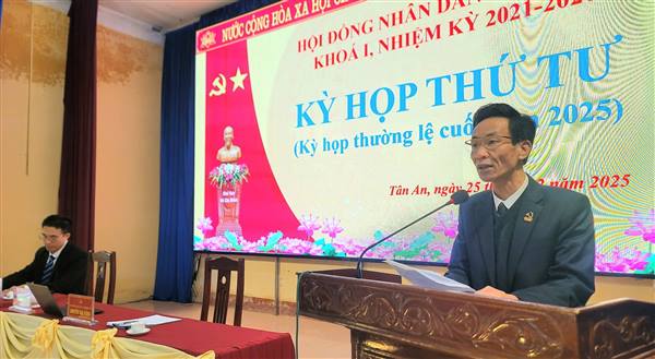  Hội đồng nhân dân xã Tân An khóa I, nhiệm kỳ 2021–2026 long trọng tổ chức Kỳ họp thứ tư (kỳ họp thường lệ cuối năm 2025)