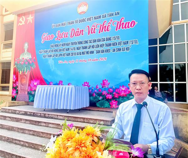 MẶT TRẬN TỔ QUỐC XÃ TÂN AN TỔ CHỨC CÁC HOẠT ĐỘNG KỶ NIỆM NGÀY TRUYỀN THỐNG THÁNG 10 VÀ RA MẮT MÔ HÌNH “DÂN VẬN KHÉO - AN SINH XÃ HỘI”