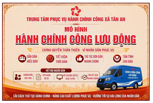 NGÀY ĐẦU THỰC HIỆN MÔ HÌNH “TRUNG TÂM PHỤC VỤ HÀNH CHÍNH CÔNG LƯU ĐỘNG”, ĐƯA DỊCH VỤ CÔNG ĐẾN GẦN NHÂN DÂN