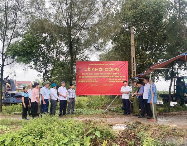 KHỞI CÔNG CÔNG TRÌNH CẢI TẠO, NÂNG CẤP ĐƯỜNG GIAO THÔNG TỔ DÂN PHỐ MỸ XÁ 