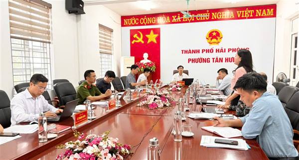 BAN THƯỜNG VỤ PHƯỜNG TÂN HƯNG HỌP BÀN NHIỀU NỘI DUNG QUAN TRỌNG