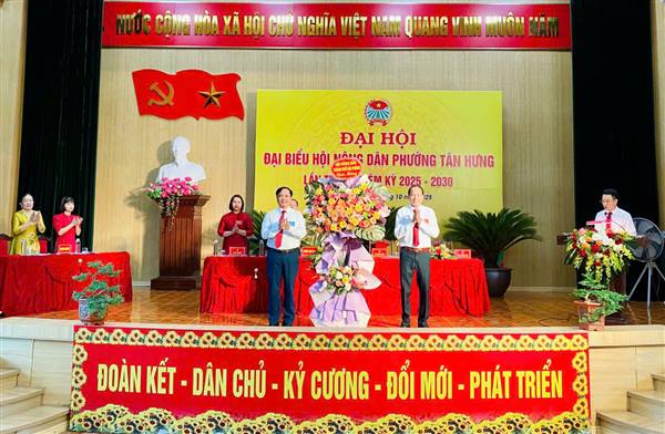 HỘI NÔNG DÂN PHƯỜNG TÂN HƯNG TỔ CHỨC THÀNH CÔNG ĐẠI HỘI ĐẠI BIỂU LẦN THỨ NHẤT, NHIỆM KỲ 2025-2030