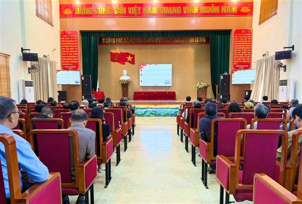 PHƯỜNG TÂN HƯNG THAM DỰ HỘI NGHỊ TOÀN QUỐC QUÁN TRIỆT CHỈ THỊ CỦA BỘ CHÍNH TRỊ, TRIỂN KHAI CÔNG TÁC BẦU CỬ ĐẠI BIỂU QUỐC HỘ KHOÁ XVI VÀ ĐẠI BIỂU HĐND CÁC CẤP NHIỆM KỲ 2026-2031