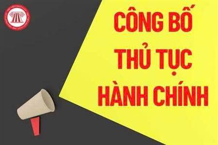 Thông báo về việc công bố danh mục thủ tục hành chính thực hiện không phụ thuộc vào địa giới hành chính trong phạm vi thành phố thuộc phạm vi, chức năng quản lý của Sở Nội vụ