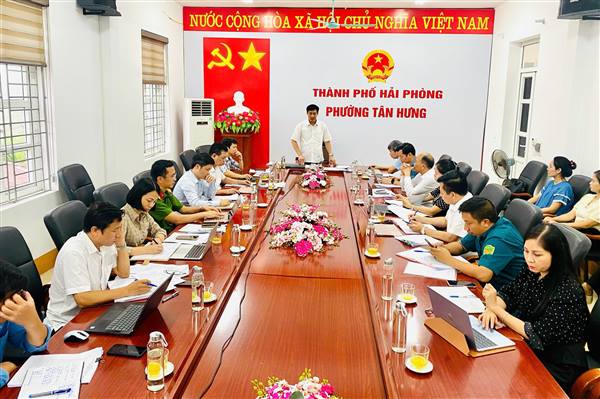 HỘI NGHỊ BAN THƯỜNG VỤ ĐẢNG UỶ PHƯỜNG TÂN HƯNG MỞ RỘNG.