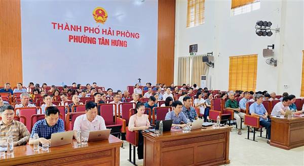 Phường Tân Hưng tham dự Hội nghị tiếp xúc cử tri thành phố