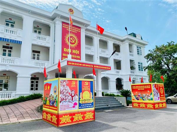 PHƯỜNG TÂN HƯNG RỰC RỠ CỜ HOA CHÀO MỪNG ĐẠI HỘI ĐẠI BIỂU ĐẢNG BỘ THÀNH PHỐ LẦN THỨ I, NHIỆM KỲ 2025-2030