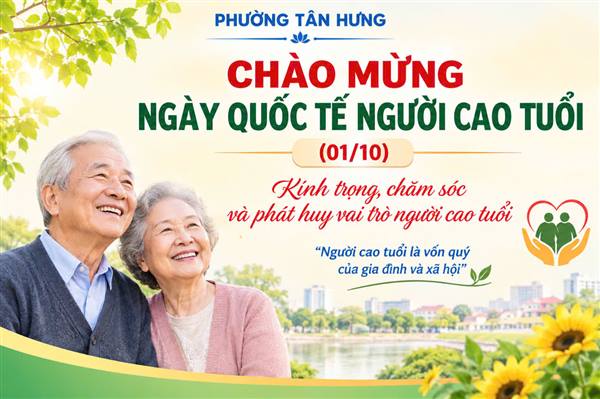 Kỷ niệm 35 năm Ngày Quốc tế Người cao tuổi (01/10/1991 - 01/10/2026)