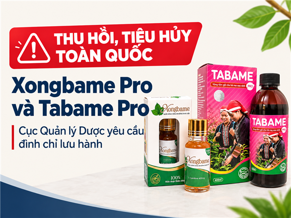 Đình chỉ lưu hành, thu hồi và tiêu huỷ sản phẩm mỹ phẩm vi phạm