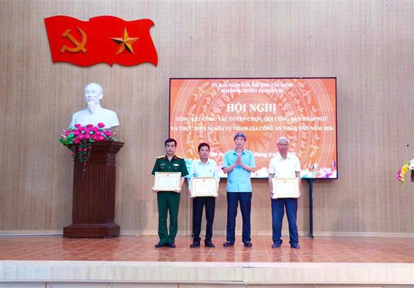 Phường Tân Hưng hoàn thành xuất sắc công tác tuyển quân năm 2026