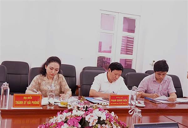 Ban Tổ chức Thành ủy khảo sát thực trạng cán bộ và công tác cán bộ tại phường Tân Hưng