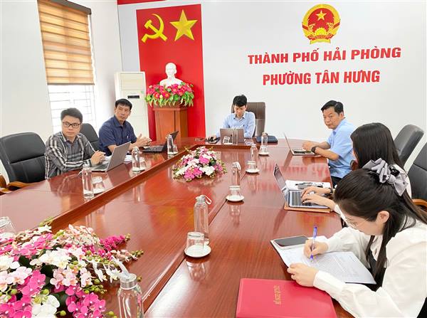  Phường Tân Hưng tham dự phiên họp trực tuyến thường kỳ tháng 4/2026 của UBND thành phố