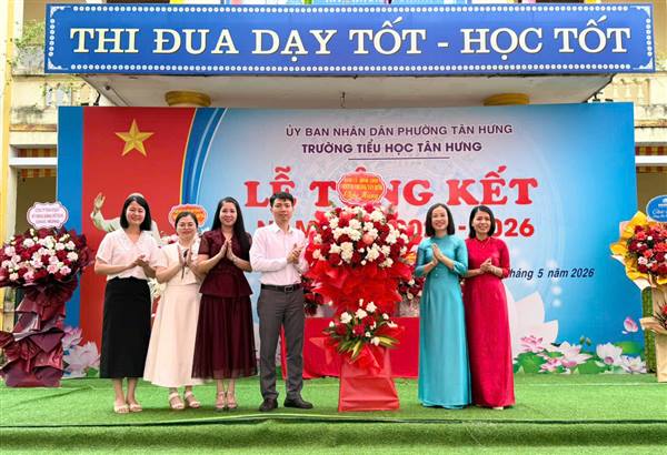 Trường Tiểu học Tân Hưng đạt kết quả toàn diện nhờ đổi mới phương pháp dạy học và ứng dụng trí tuệ nhân tạo