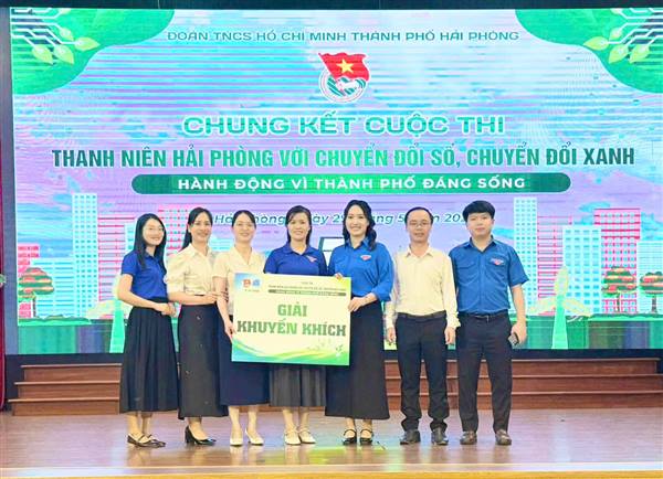 Dự án “HP XANH 4.0” của Đoàn Thanh niên phường Tân Hưng xuất sắc đoạt Giải Khuyến khích tại Vòng Chung kết Cuộc thi Thanh niên Hải Phòng 2026