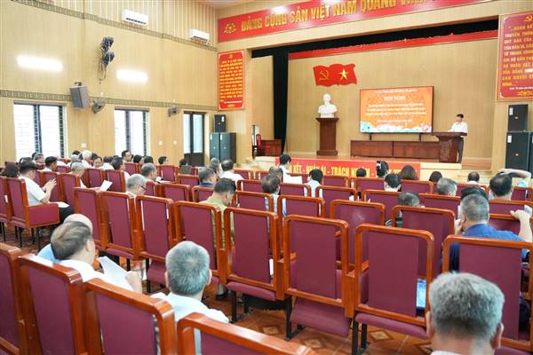 Phường Tân Hưng tổ chức hội nghị góp ý đề án sáp nhập tổ dân phố và triển khai lấy ý kiến nhân dân