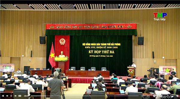 Khai mạc Kỳ họp thứ 3 HĐND thành phố Hải Phòng