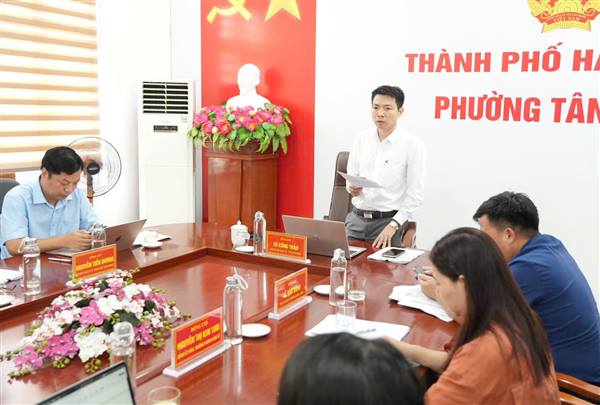UBND phường Tân Hưng họp đánh giá kết quả thực hiện nhiệm vụ tuần 34, triển khai nhiệm vụ tuần 35
