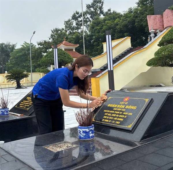 Ra quân tổng vệ sinh nghĩa trang liệt sĩ nhân Kỷ niệm 81 năm Quốc khánh nước Cộng hòa xã hội chủ nghĩa Việt Nam (02/9/1945 – 02/9/2026)