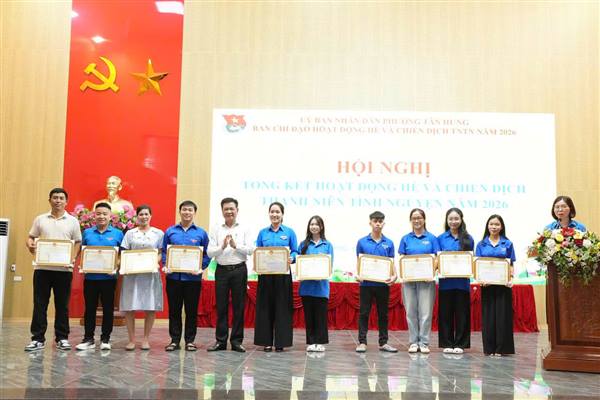 Tổng kết Hoạt động hè và Chiến dịch Thanh niên tình nguyện hè năm 2026