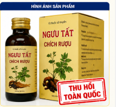 Xử lý vị thuốc cổ truyền Ngưu tất
chích rượu vi phạm chất lượng