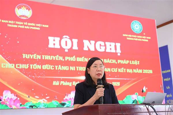 Tuyên truyền, phổ biến chính sách, pháp luật cho chư Tôn đức, Tăng Ni trong mùa An cư kết hạ năm 2026