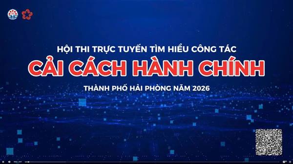 Hôm nay 14/9, bắt đầu đợt 1 thi trực tuyến Cải cách hành chính Hải Phòng năm 2026