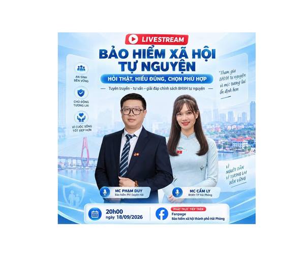 Chương trình livestream tư vấn, giải đáp chính sách BHXH tự nguyện