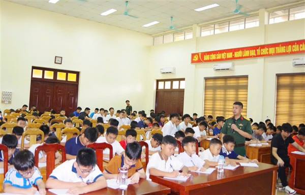 Ban Chỉ huy Quân sự phường Tân Hưng thông báo tuyển dụng giáo viên giảng dạy tại phân hiệu Trường Thiếu sinh quân miền Bắc