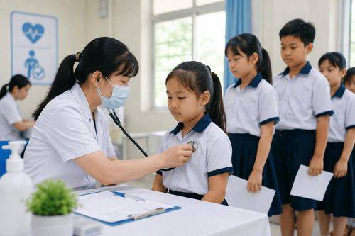 Bảo đảm sức khỏe ngay từ đầu năm học cho học sinh