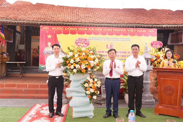 Long trọng Kỷ niệm 5 năm đón bằng Di tích lịch sử văn hóa cấp tỉnh Nhà thờ Tiến sĩ Vũ Khâm Lân

