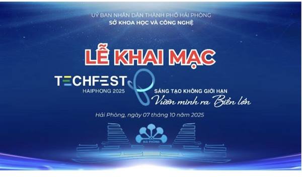 Thông báo về việc truyền thông “Techfest Hải Phòng 2025 - Sáng tạo không giới hạn, Hải Phòng vươn ra biển lớn”