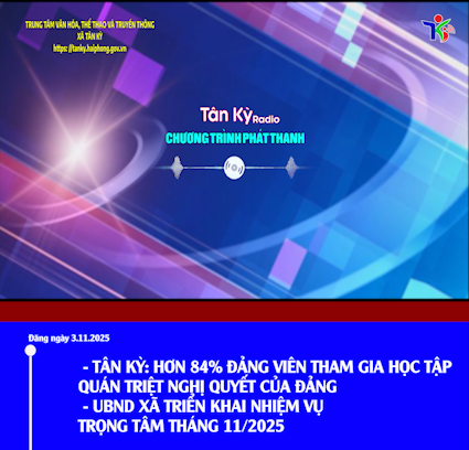 TÂN KỲ: HƠN 84% ĐẢNG VIÊN THAM GIA HỌC TẬP, QUÁN TRIỆT NGHỊ QUYẾT CỦA ĐẢNG